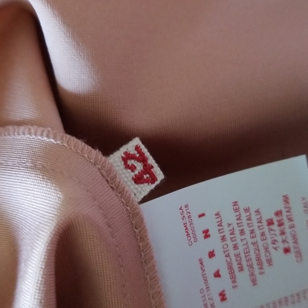 Marni Elastic Waistband Stirrup Pants Sand Pink Tan Size US 6 - Picture 7 of 9